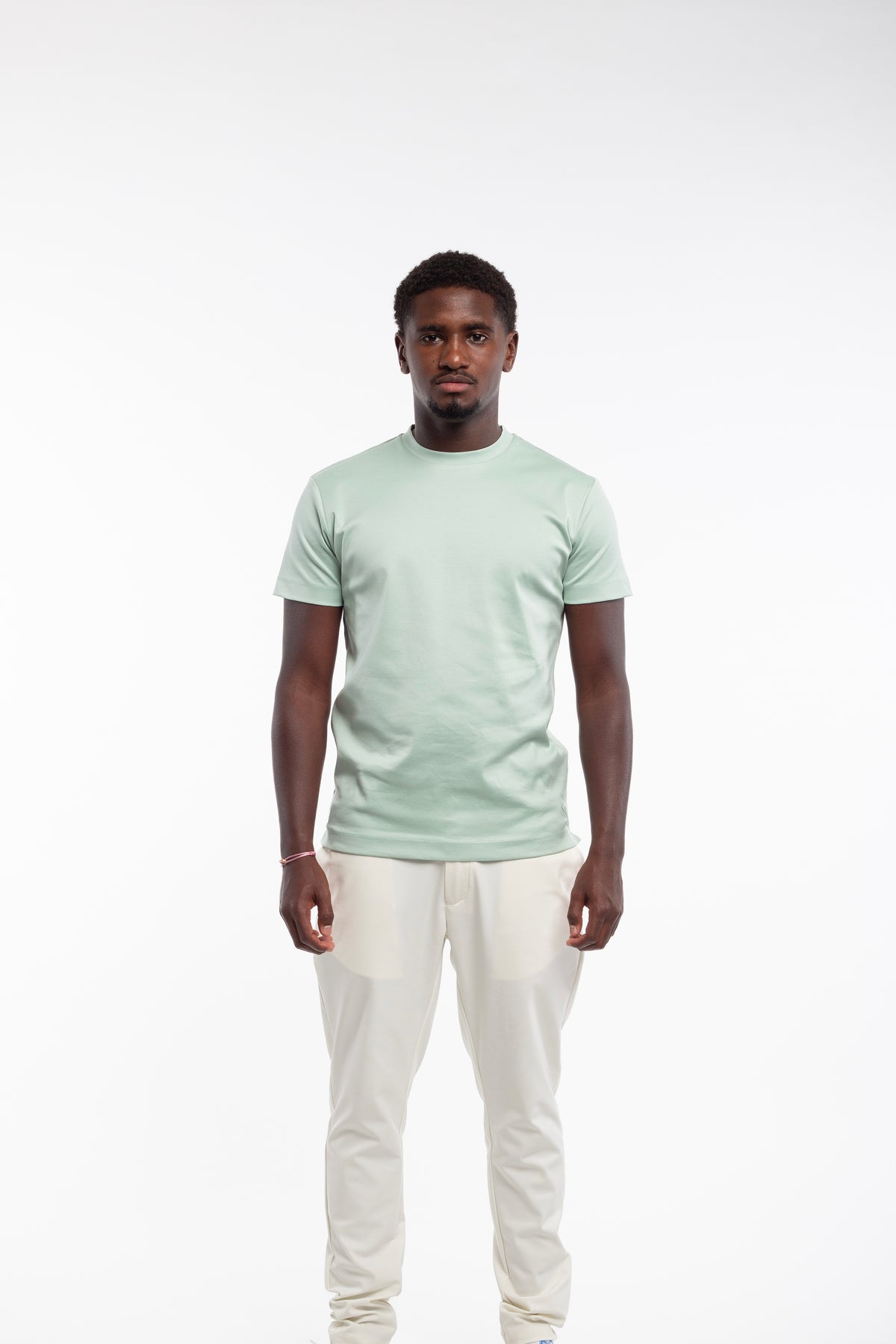 Mint mercerized T-shirt