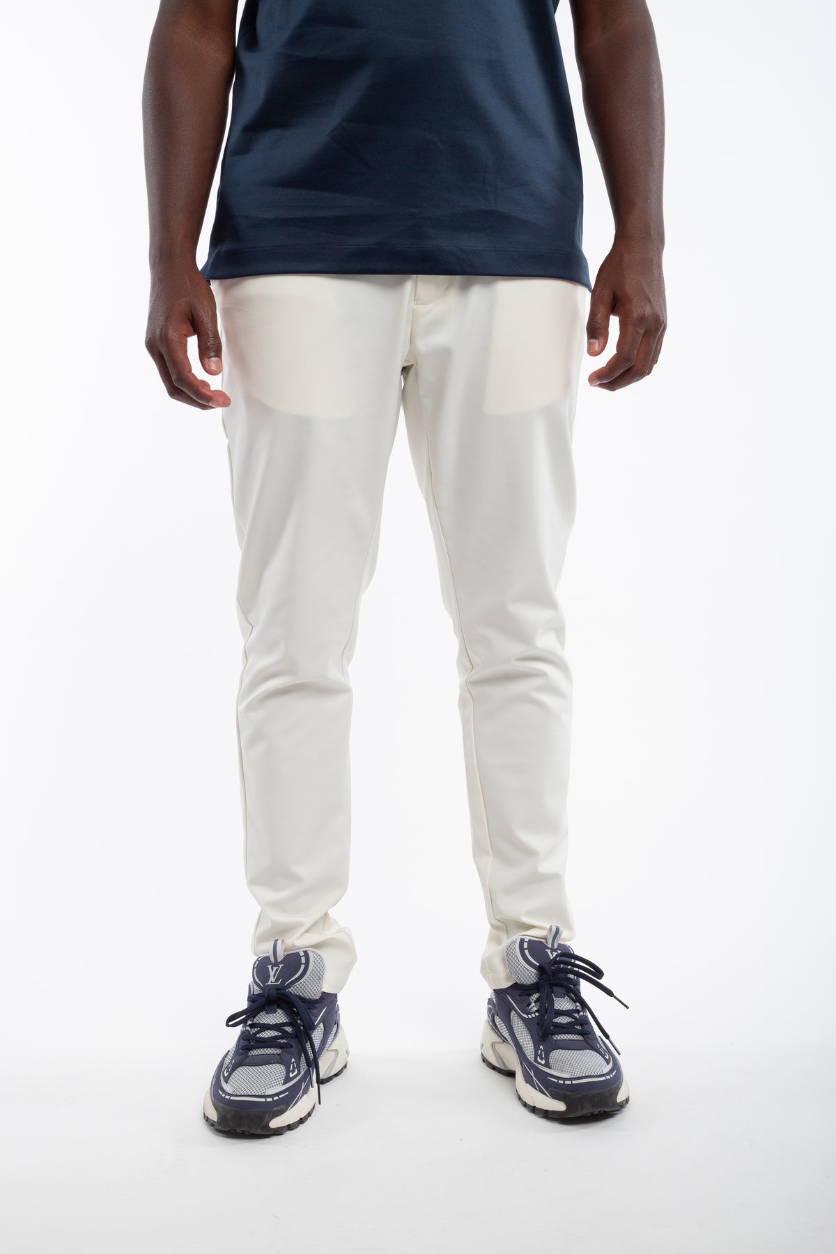 casual pants - white
