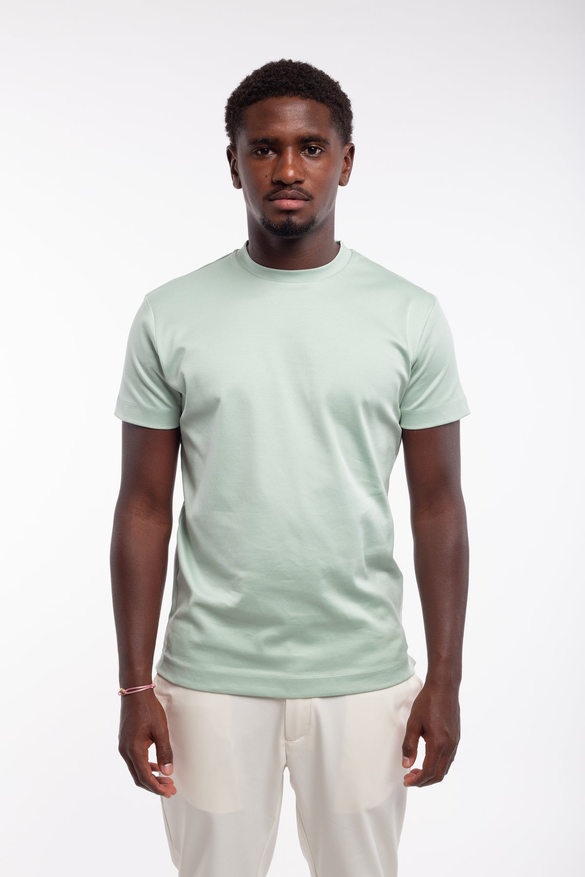 Mint mercerized T-shirt