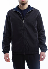 Zwart/Marineblauw dubbelzijdige LN jas