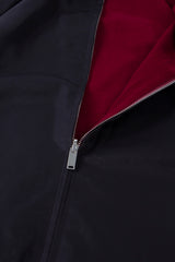 Zwart/bordaux dubbelzijdige LN jas