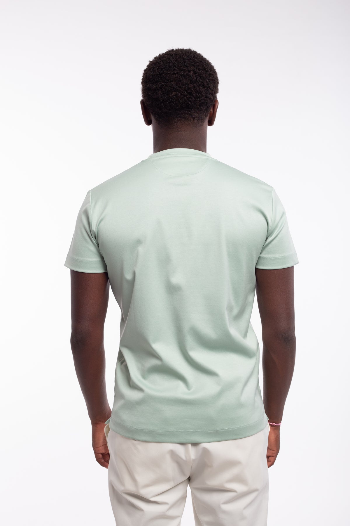 Mint mercerized T-shirt