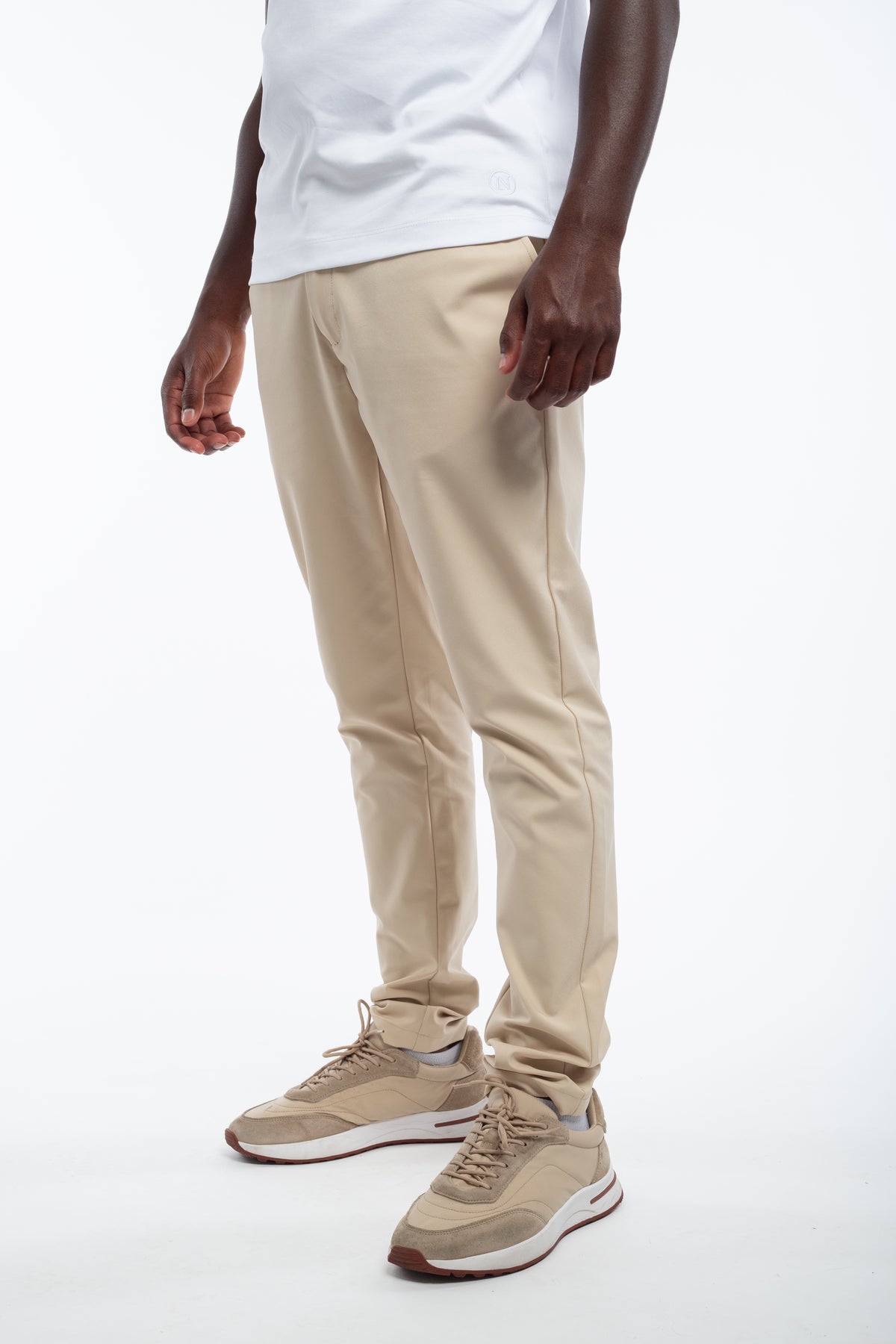 Casual broek zand van Lupo Nero – foto 3