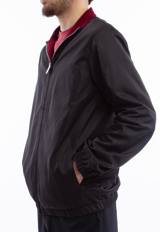 Zwart/bordaux dubbelzijdige LN jas