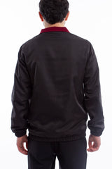 Zwart/bordaux dubbelzijdige LN jas