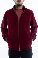 Zwart/bordaux dubbelzijdige LN jas