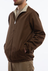 Bruin/Creme dubbelzijdige LN jas